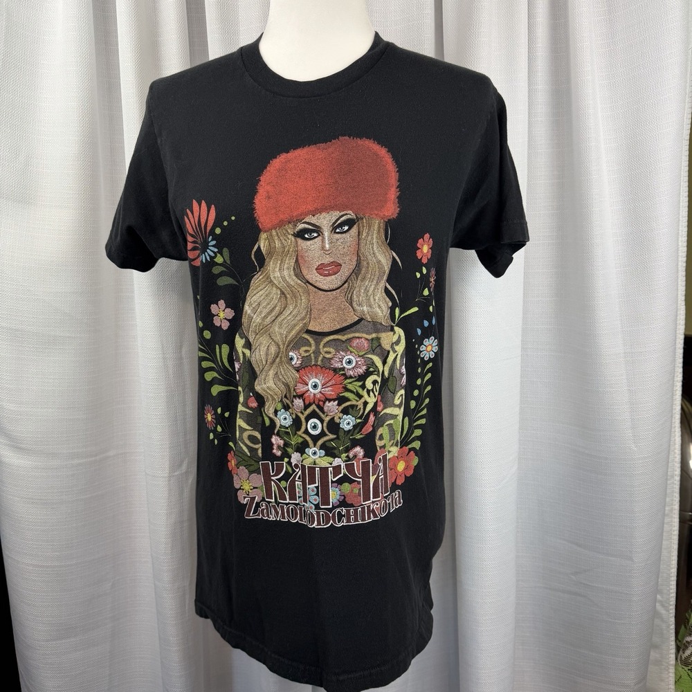 Katya Zamolodchikova Drag Queen Merch T-Shirt Black Medium Tshirt T Shirt Tee